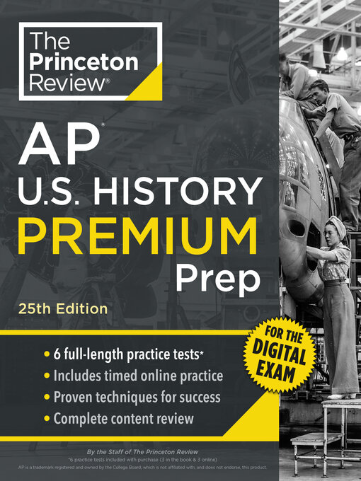 Title details for Princeton Review AP U.S. History Premium Prep, 2 by The Princeton Review - Wait list